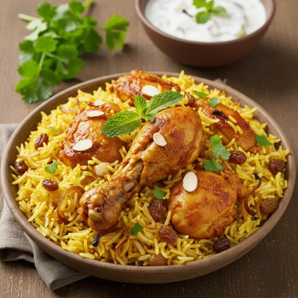 Chicken Biryani + Raita